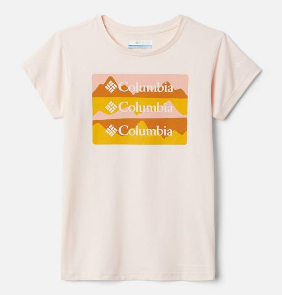 Columbia Sasse Ridge T-Shirt White For Girls NZ63894 New Zealand